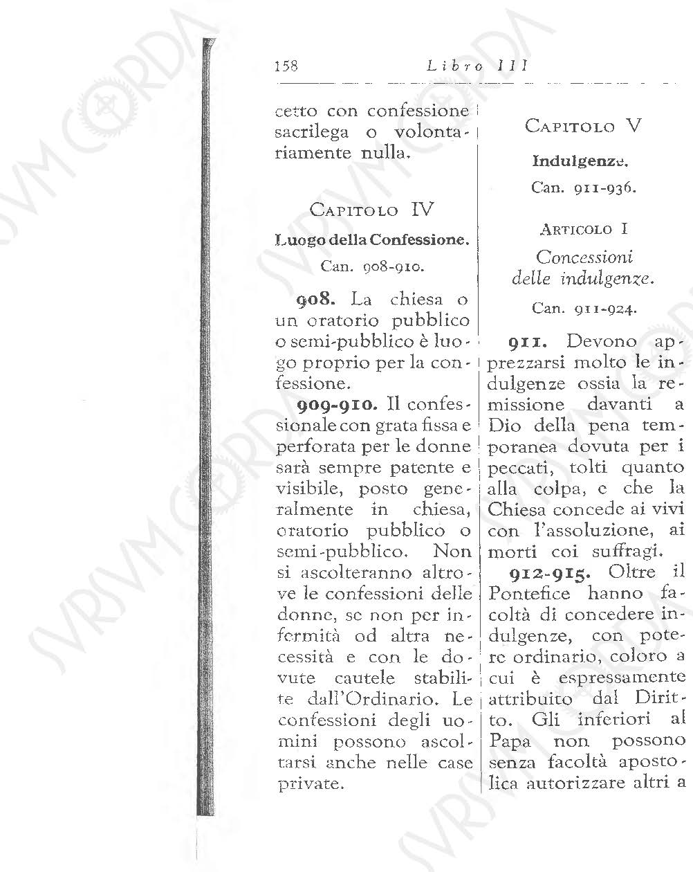 Codice di Diritto Canonico 1917 in Italiano