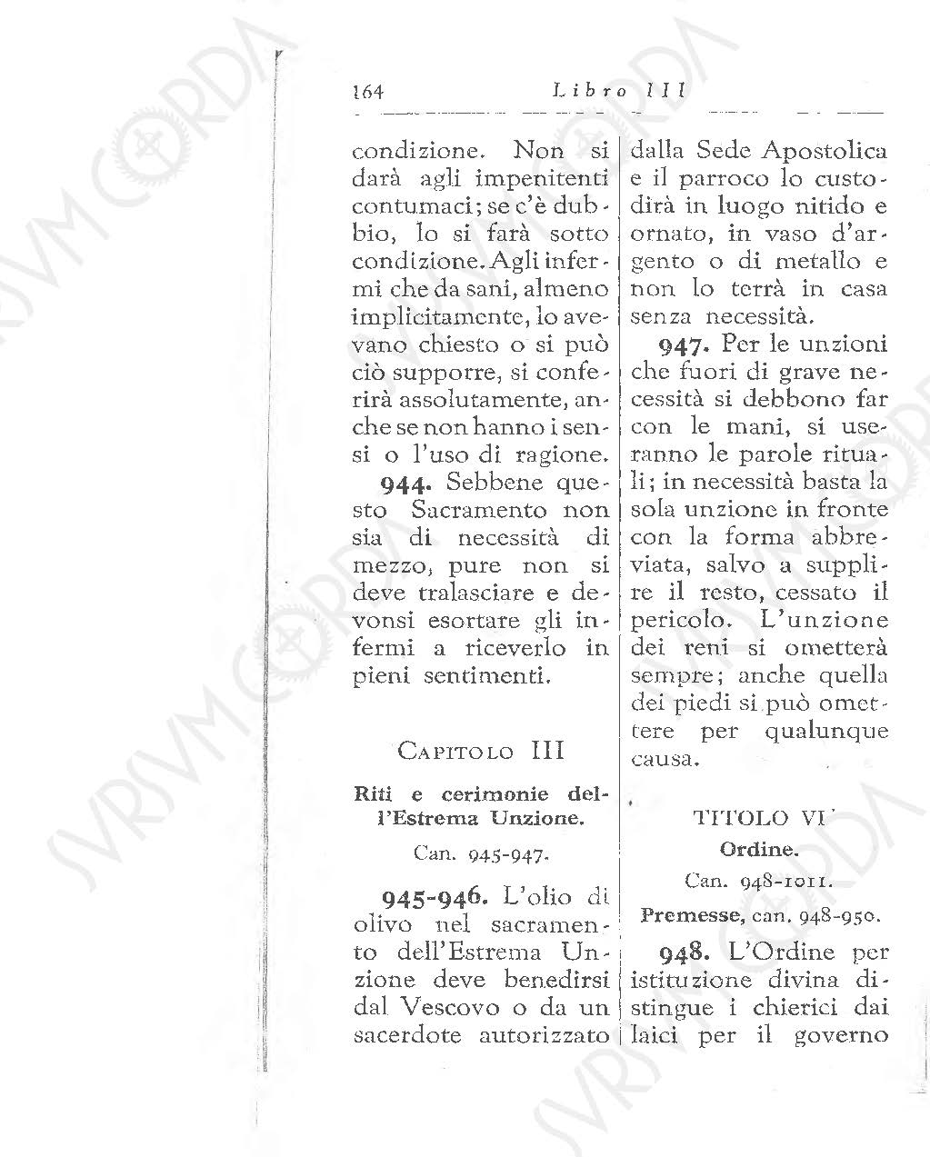 Codice di Diritto Canonico 1917 in Italiano