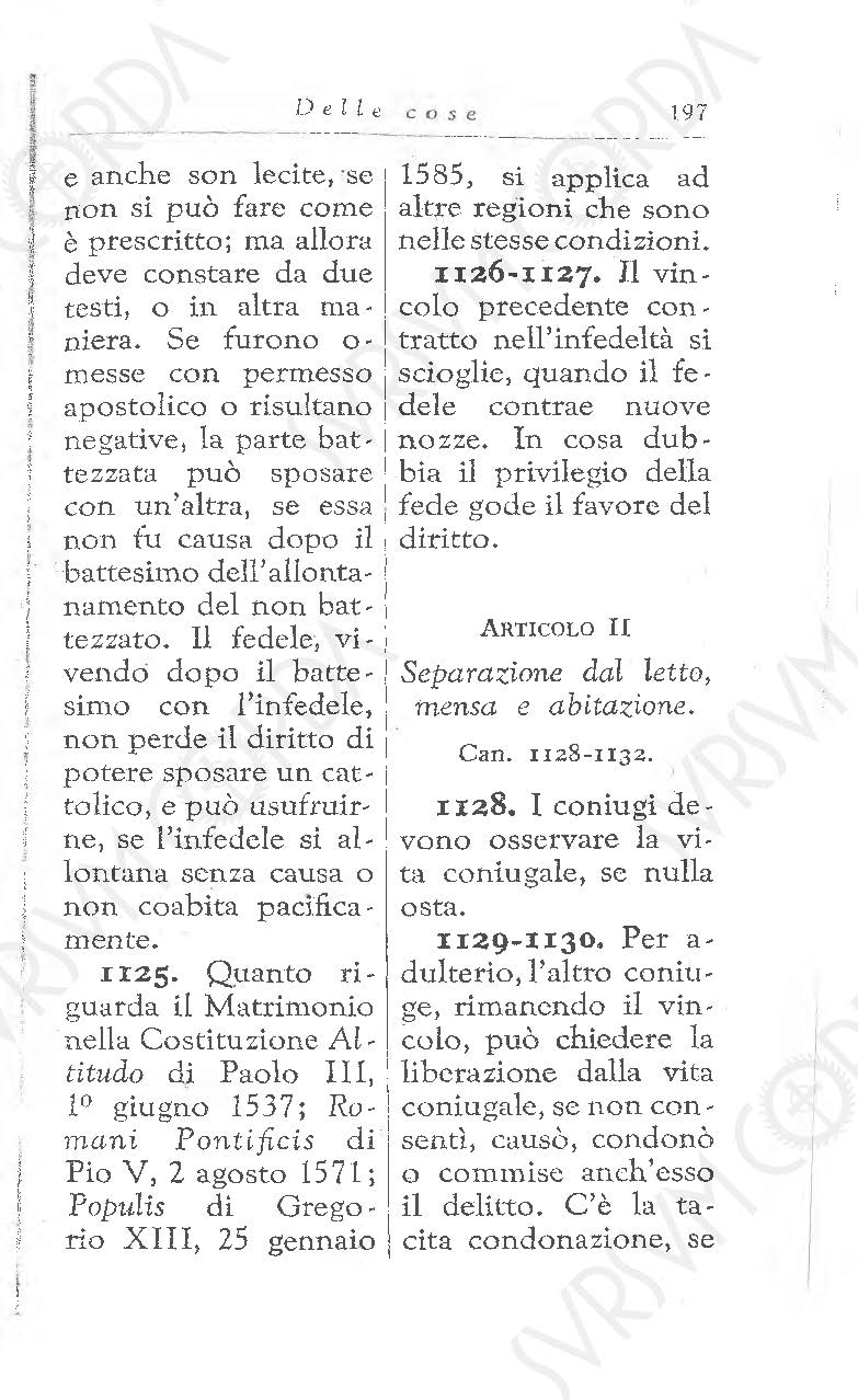 Codice di Diritto Canonico 1917 in Italiano