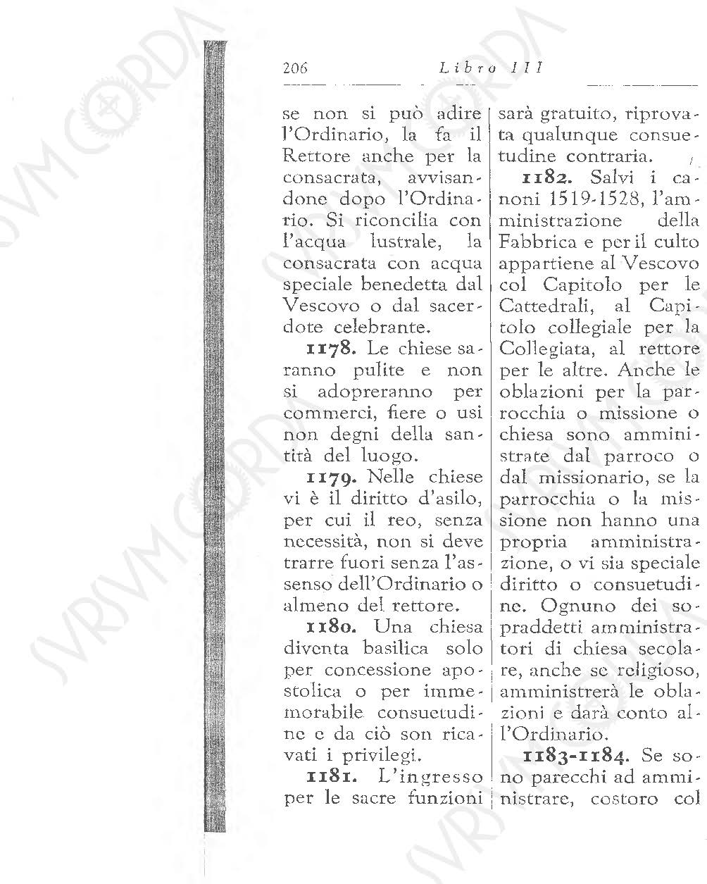 Codice di Diritto Canonico 1917 in Italiano