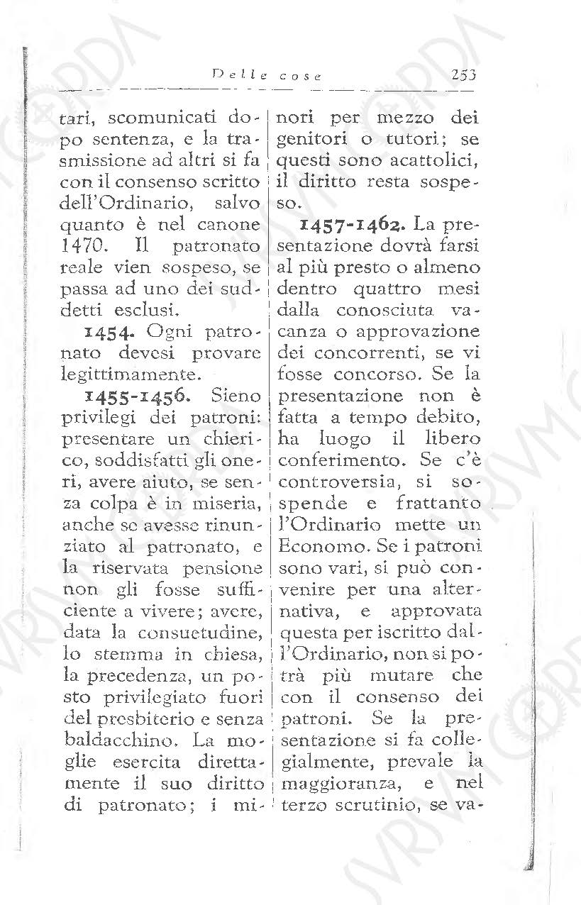 Codice di Diritto Canonico 1917 in Italiano