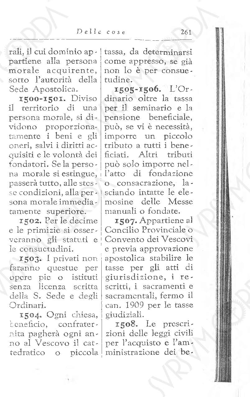 Codice di Diritto Canonico 1917 in Italiano