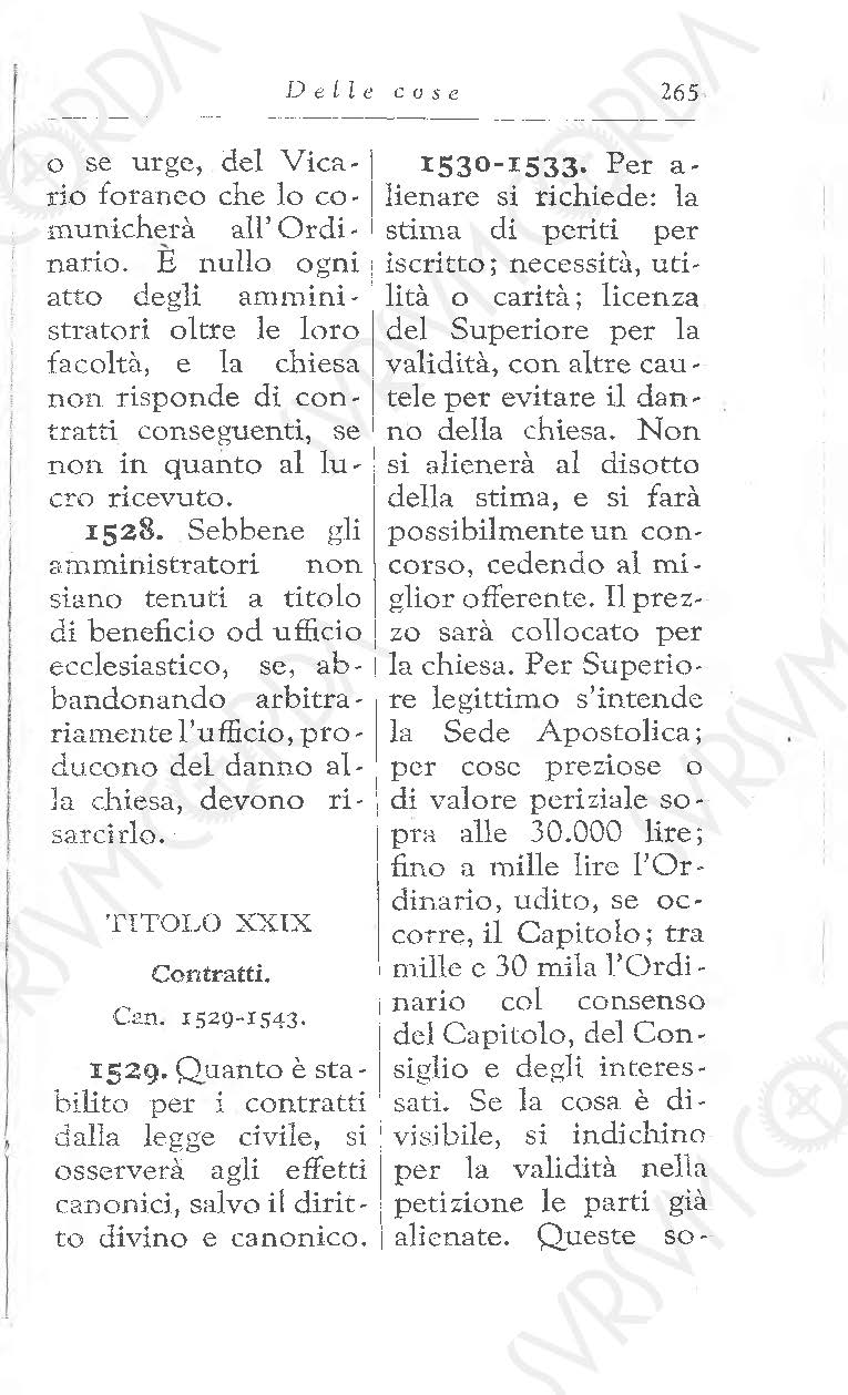 Codice di Diritto Canonico 1917 in Italiano