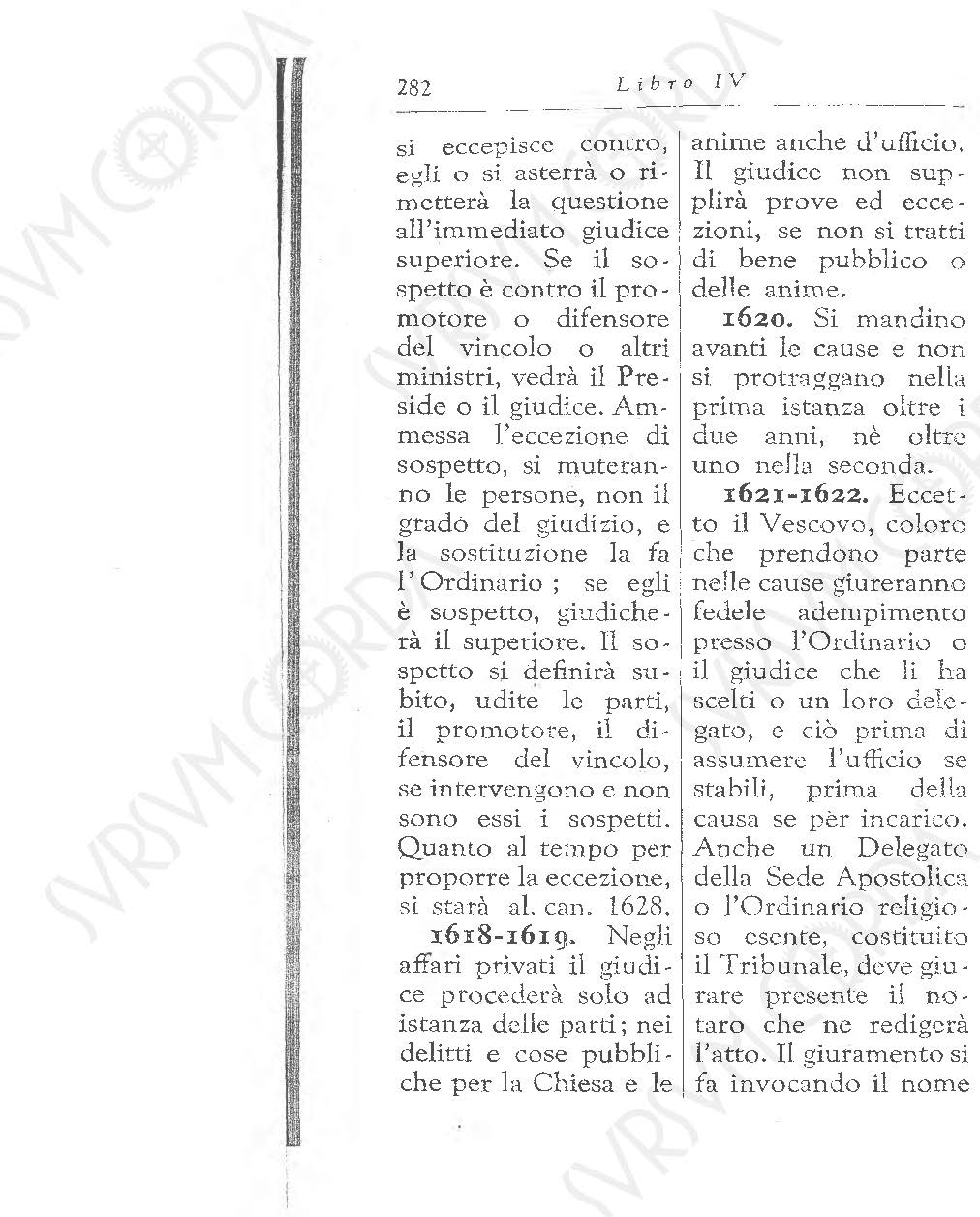 Codice di Diritto Canonico 1917 in Italiano