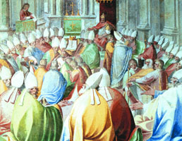Gli anatemi del Concilio di Costantinopoli IV, numeri 1, 2, 3 e 4