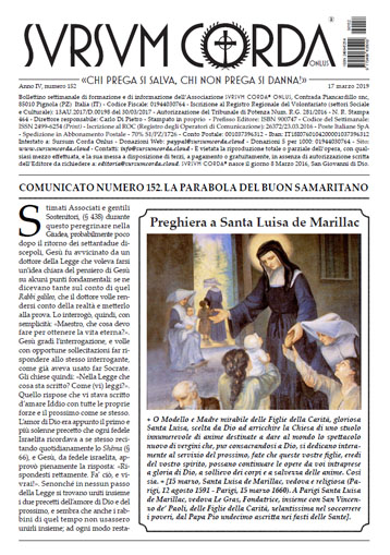 Sursum Corda Numero 152 del 17 marzo 2019