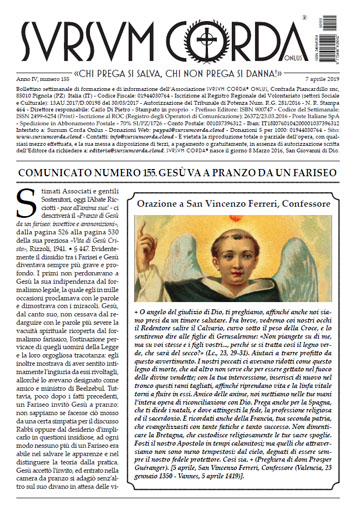 Sursum Corda Numero 155 del 7 aprile 2019