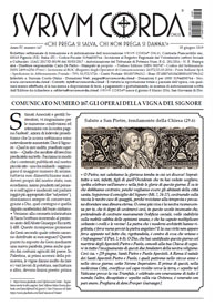 Comunicato numero 167. Gli operai della vigna del Signore