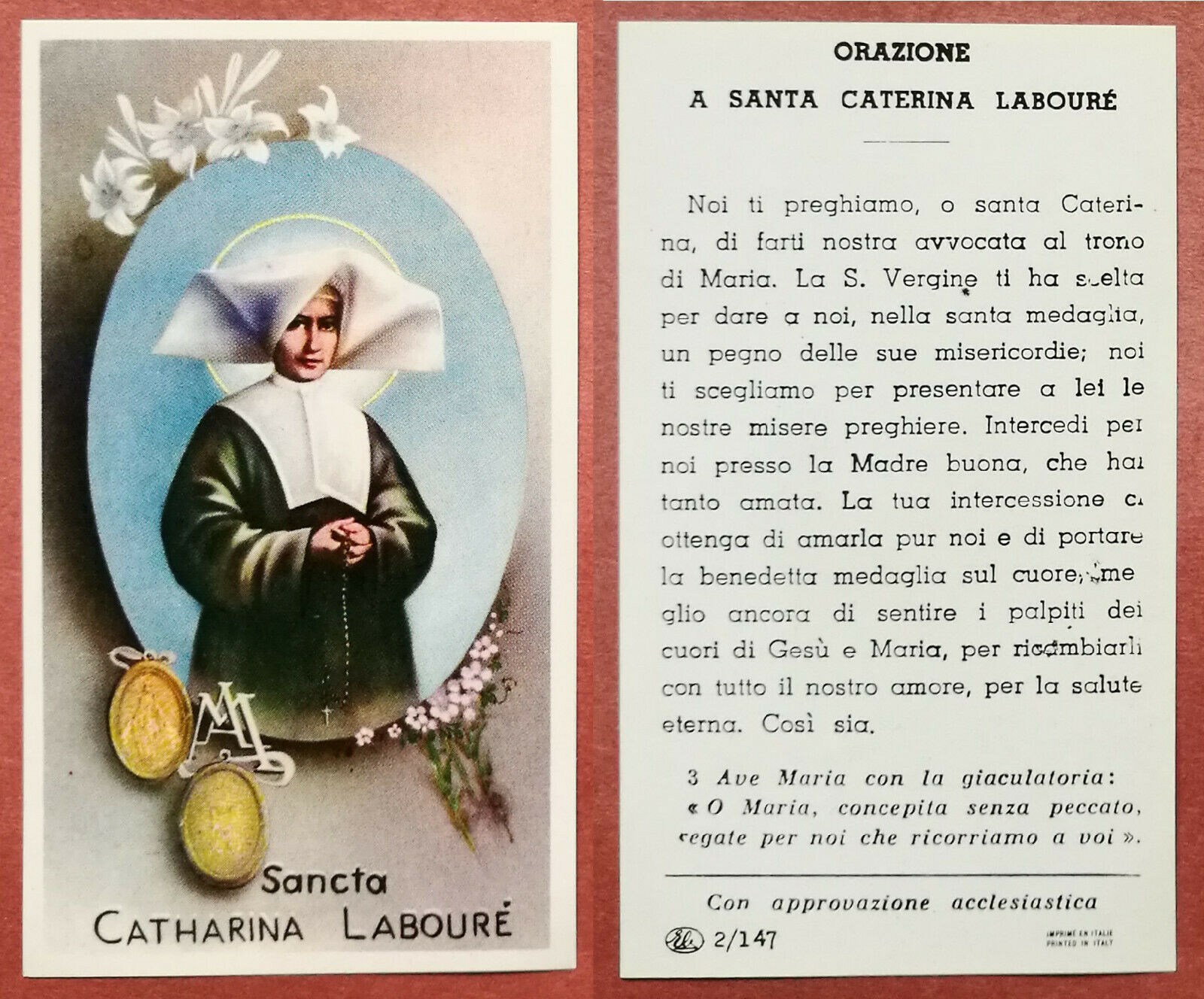 Santino Caterina Labouré