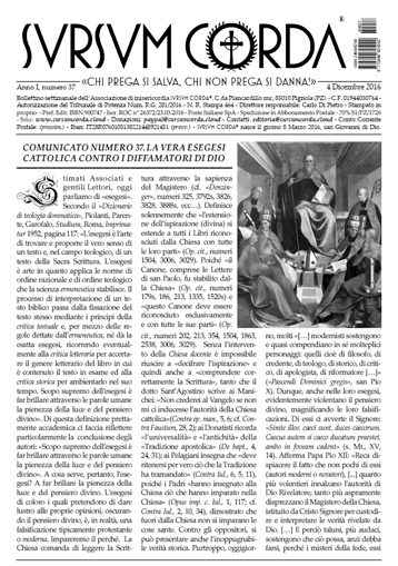 Sursum Corda Numero 37 del 4 dicembre 2016