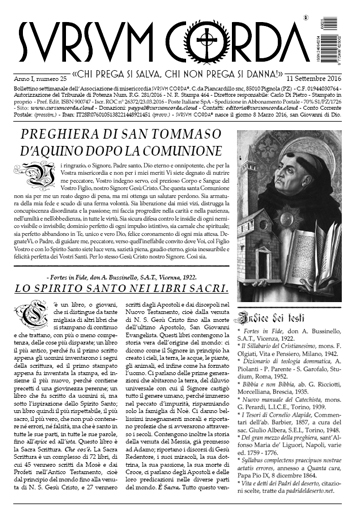 Sursum Corda PDF N° 25 del 11 settembre 2016
