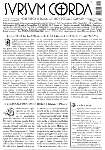 Sursum Corda PDF N° 10 del 29 maggio 2016
